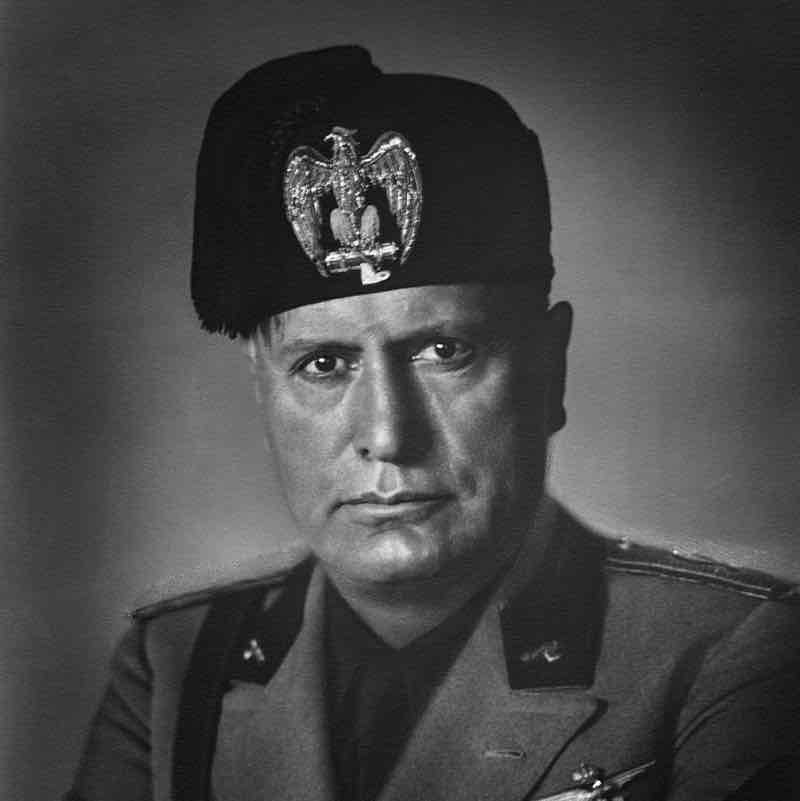 <p>Benito Mussolini </p>