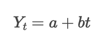 <p>the value of a time series (the dependent variable) is a function of a single independent variable, time.</p>