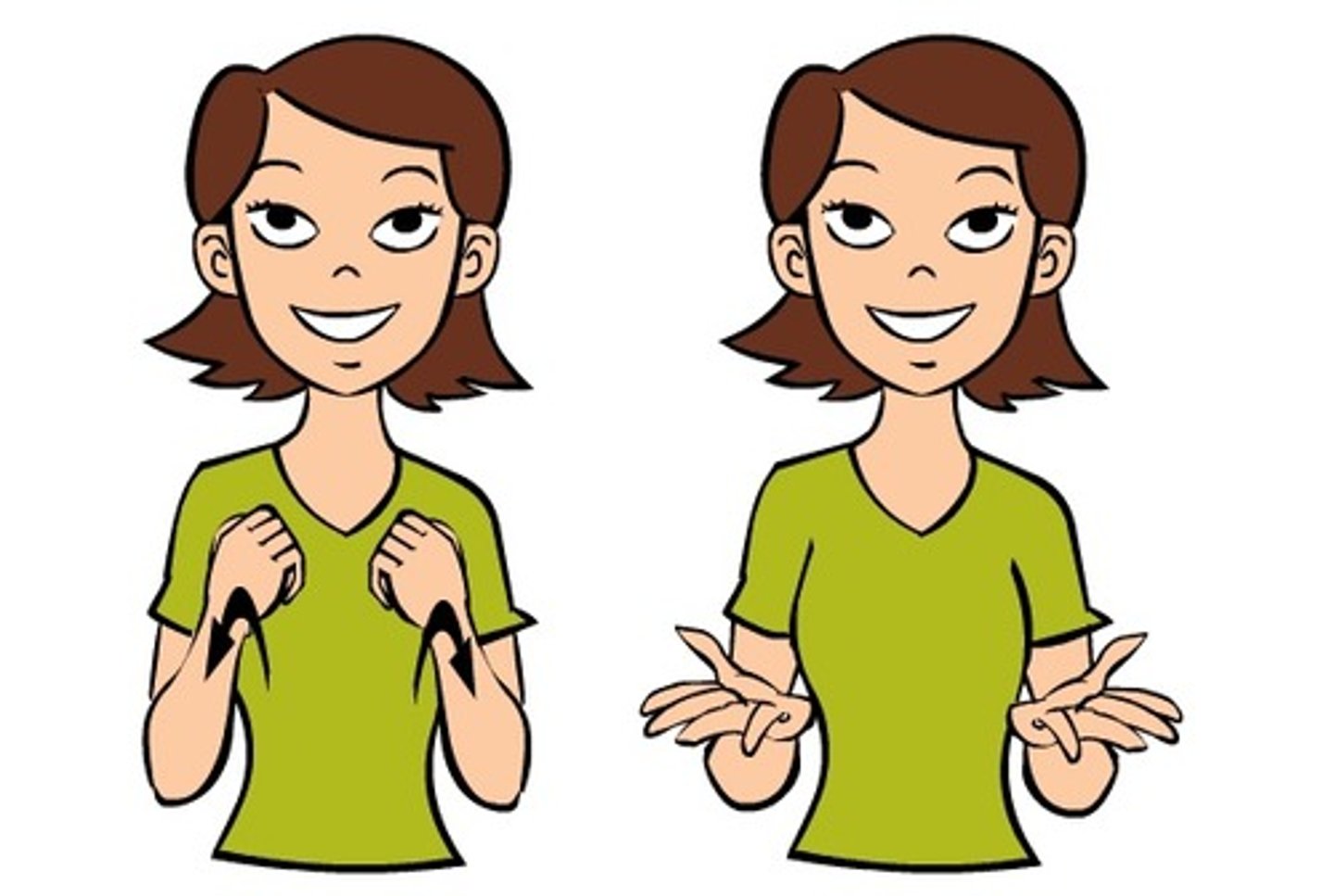<p>S handshapes face up then opening to bent 5 (claw) fingered positions with questioning face.</p>