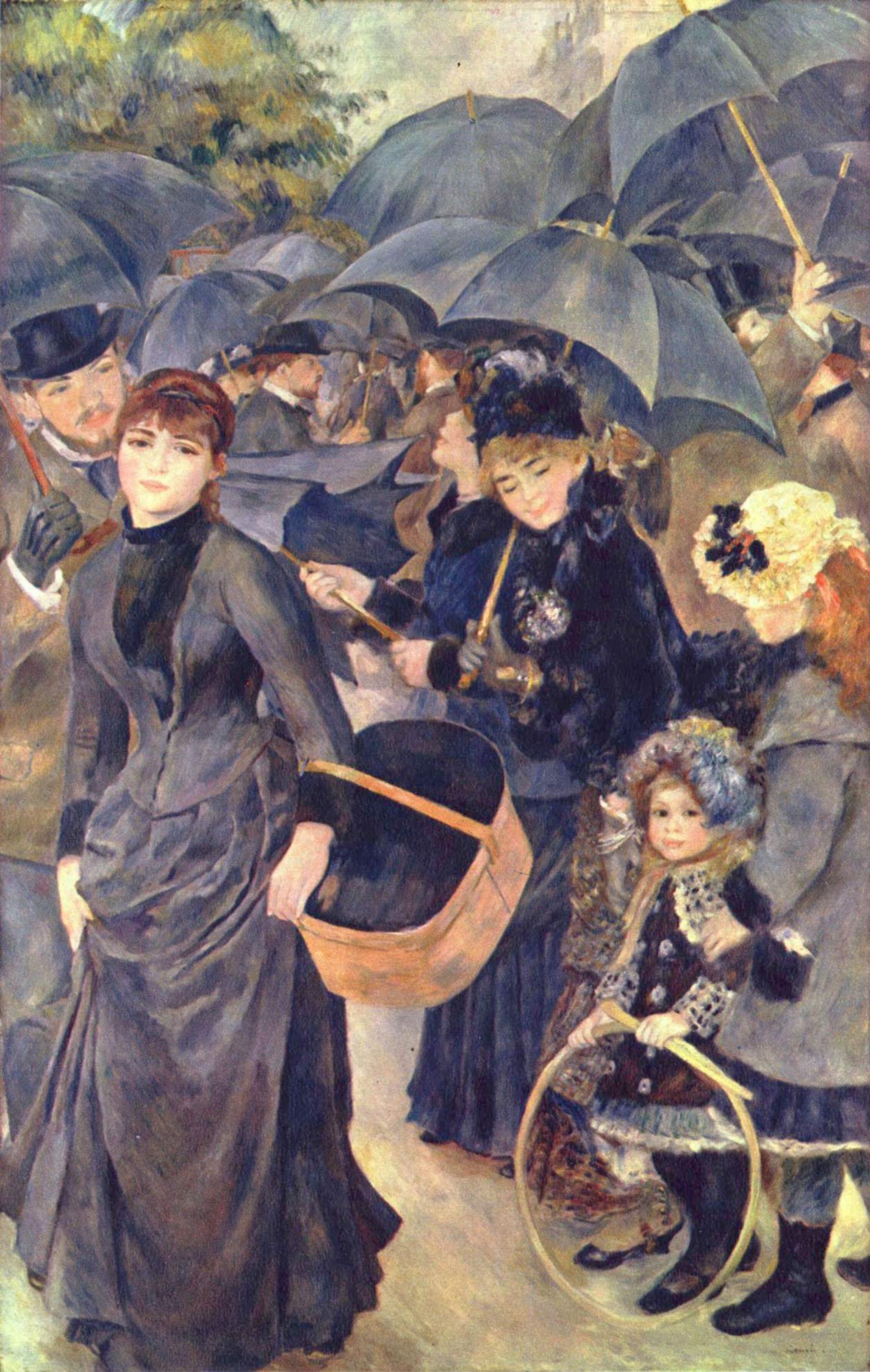 <p><em>Les parapluies</em></p>