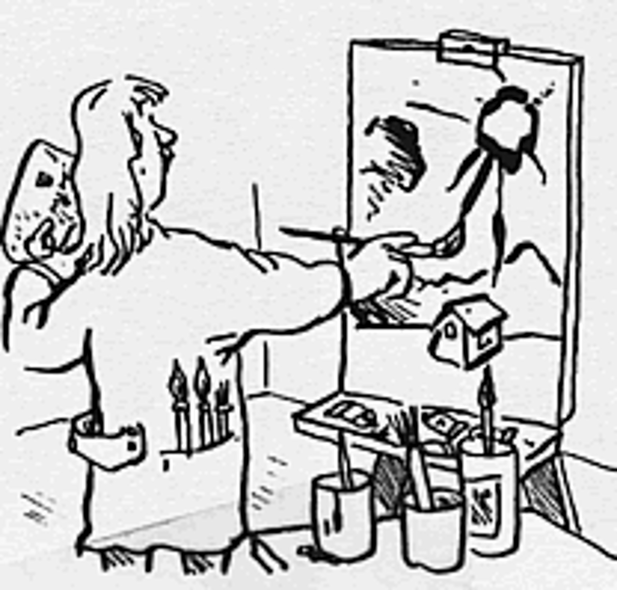 <p>a painter</p>
