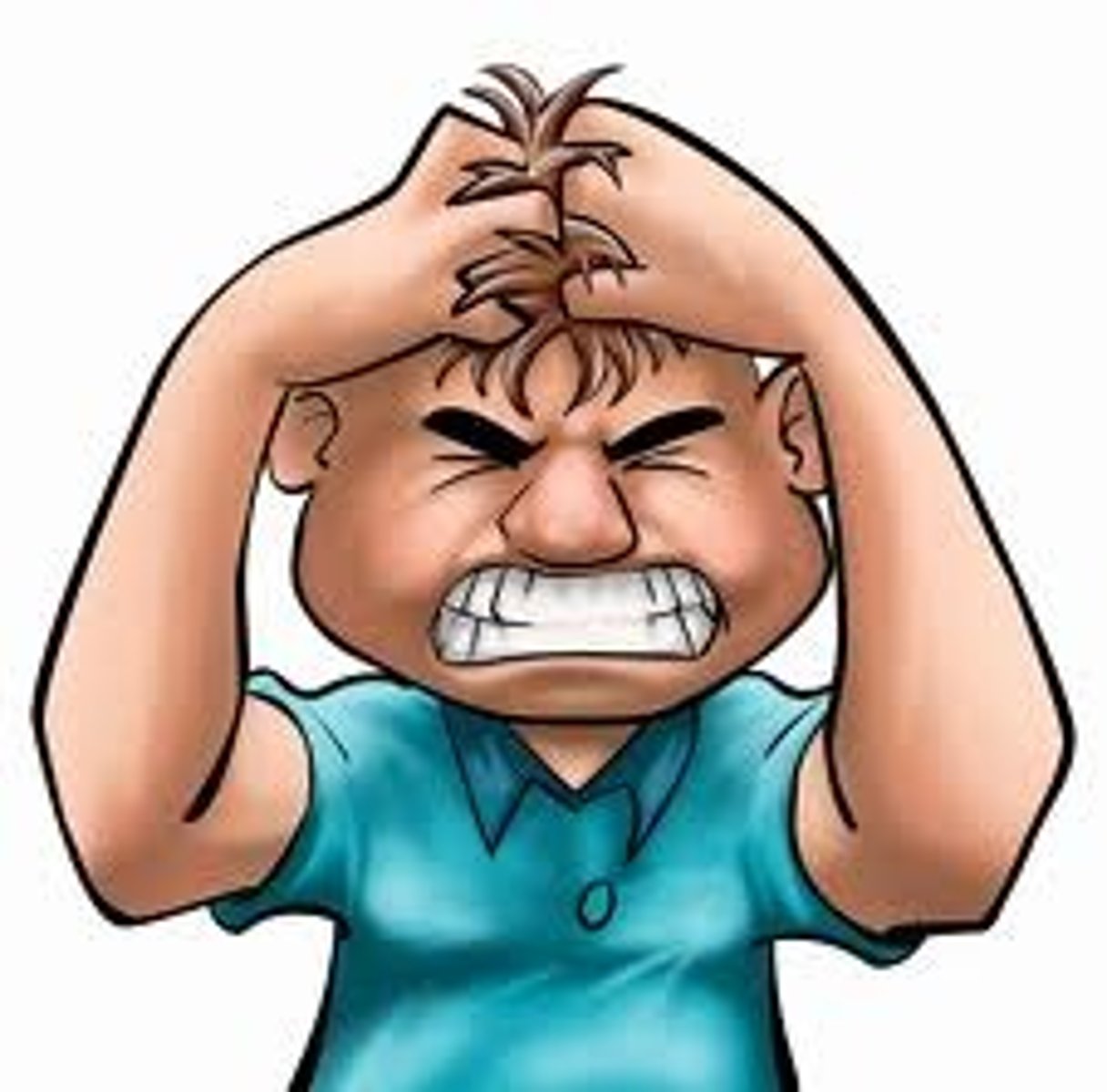 <p>frustrated</p>