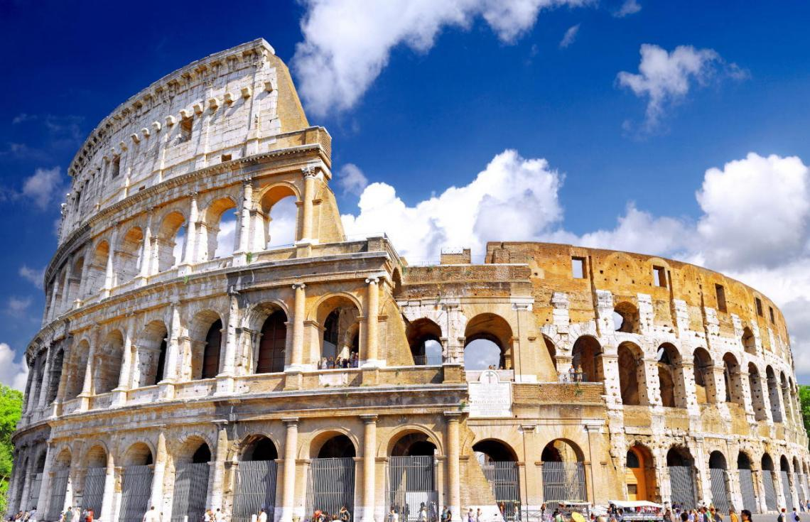 <p>A: Are there any _______ in Rome?<br>B: Yes. Colosseum</p>
