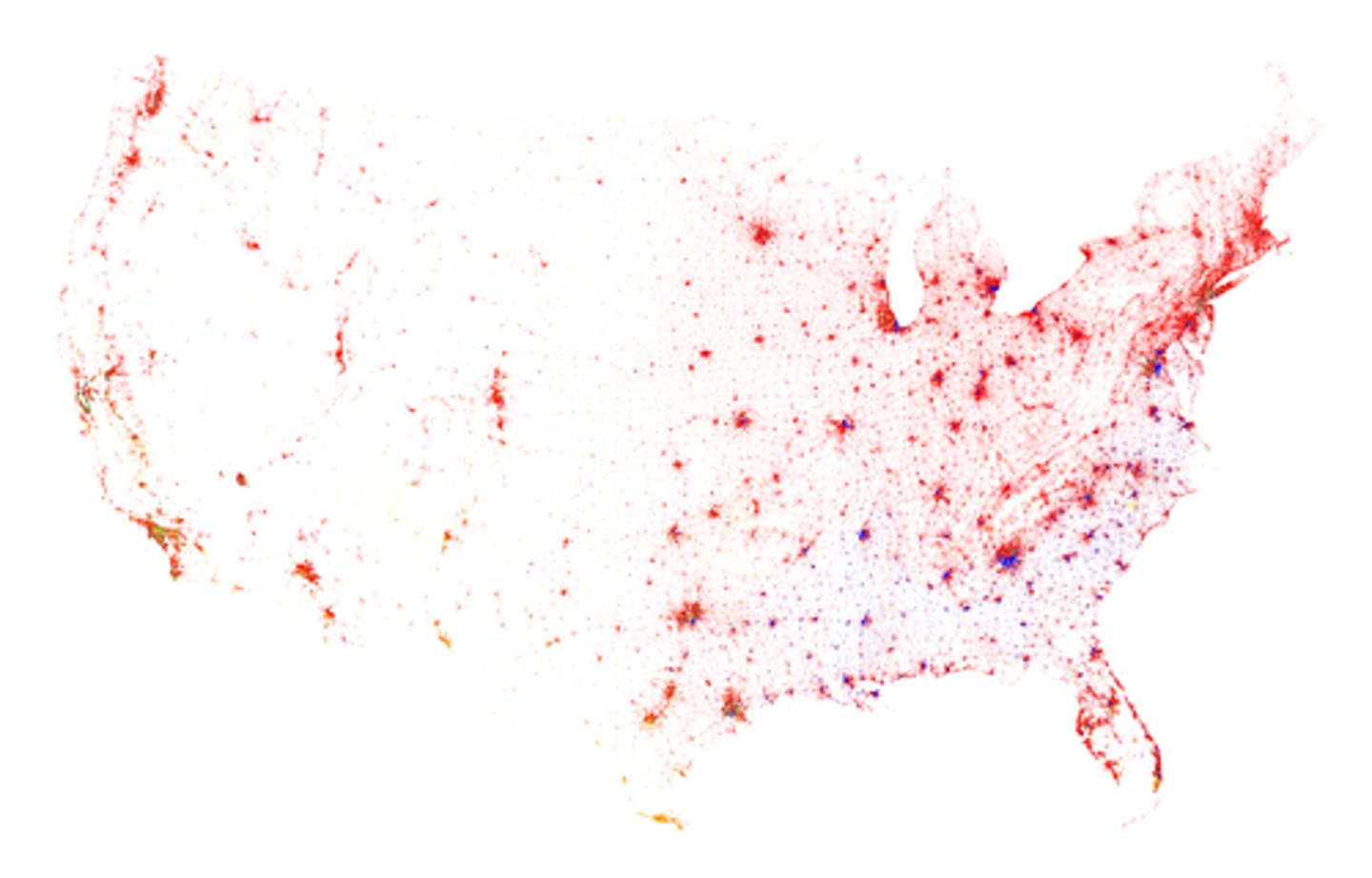 <p>Thematic maps that use points to show the precise locations of specific observations or occurrences, such as crimes, car accidents, or births.</p>
