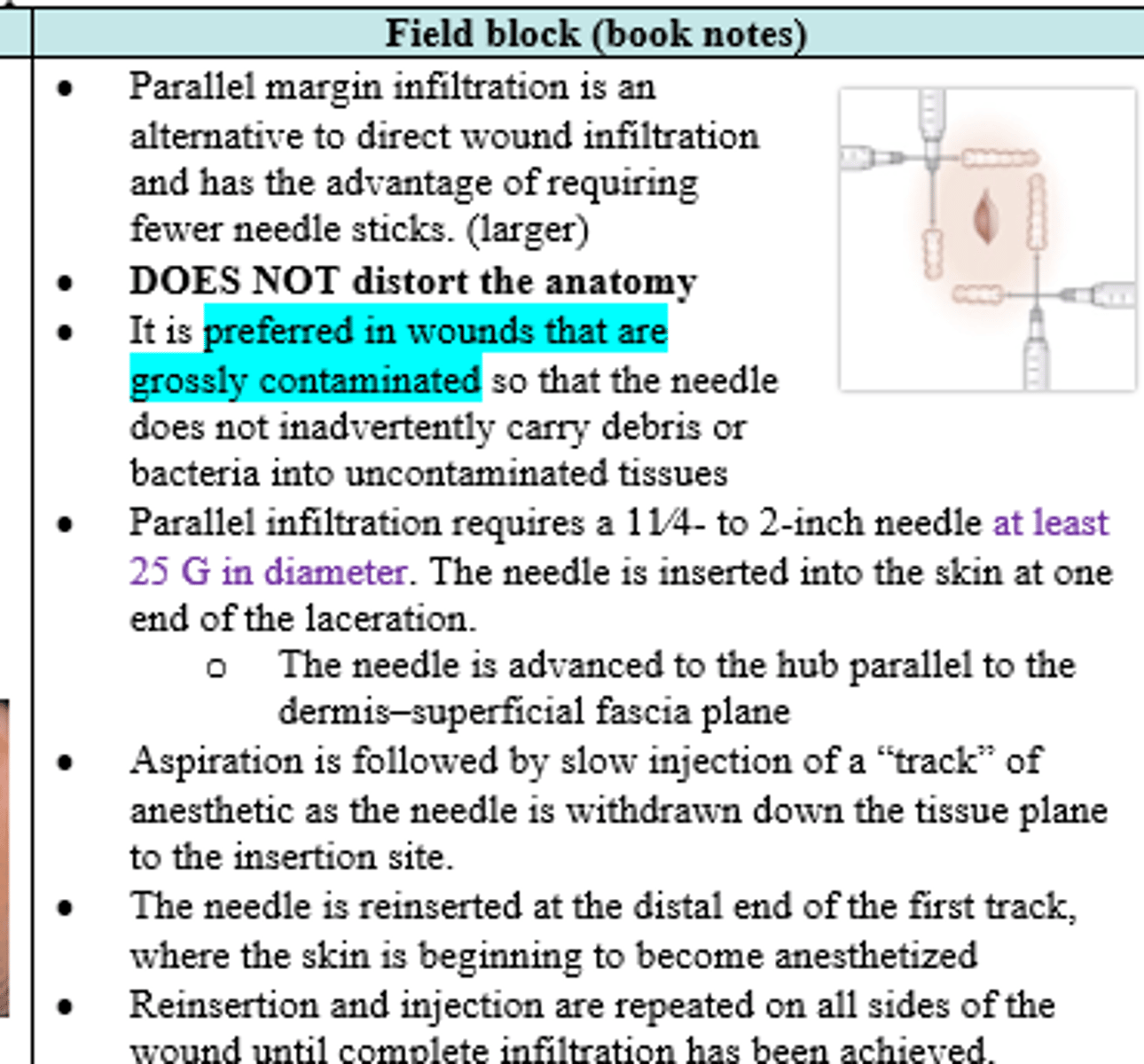 <p>Field block injection</p>