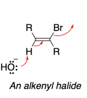 <p>An alkenyl halide (alkene with a halide)</p>