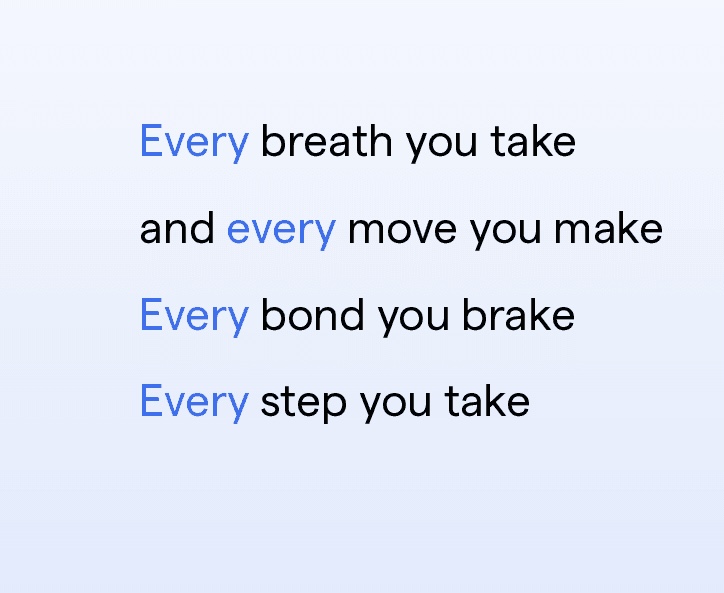 <p>The deliberate repetition of a word or phrase at the beginning of several successive verses, clauses, or paragraphs.</p>
