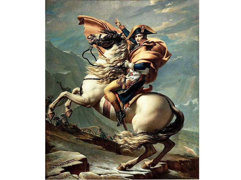 <p><em>Napoleon Crossing the Saint-Bernard</em></p>