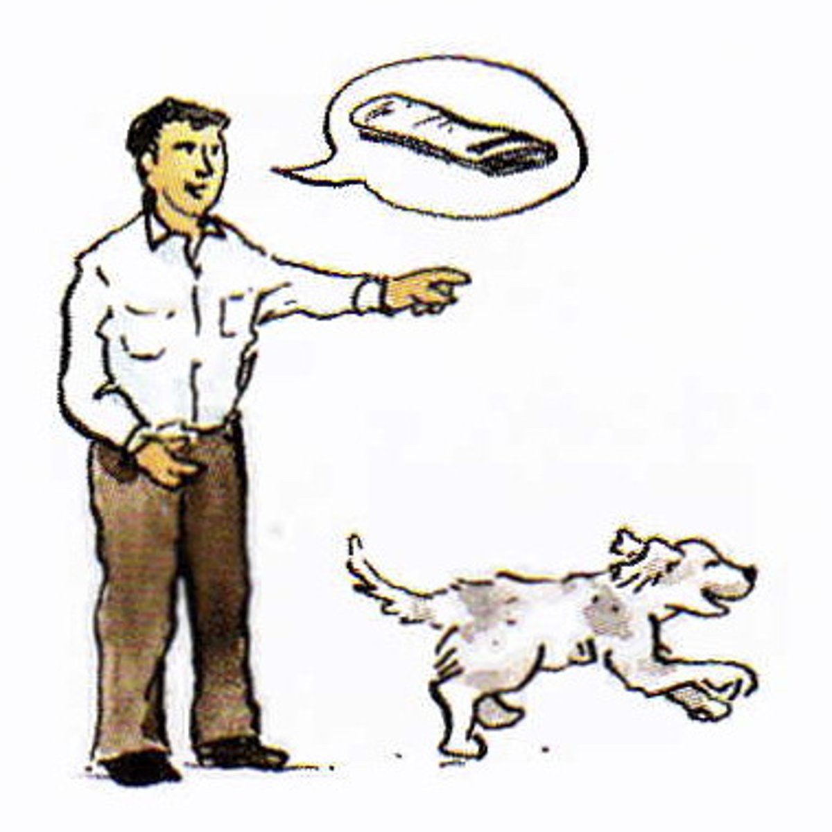 <p>"Max, geh und --- mir die Zeitung!"</p>