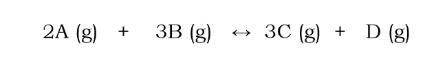 <p>Explain what would happen to the position of equilibrium if B is removed from the following reaction</p>