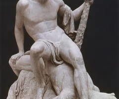 <p>Theseus, son of Aegeus decided to be one of the seven young men that would go to Crete, in order to kill the Minotaur and end the human sacrifices to the monster</p>