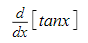 <p>Derivative of tanx</p>