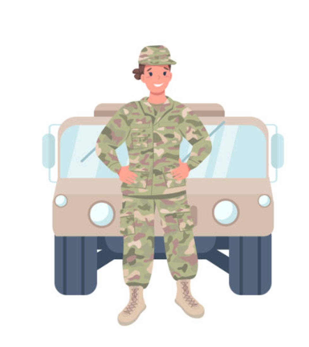<p>es la persona que pertenece al ejército.</p>