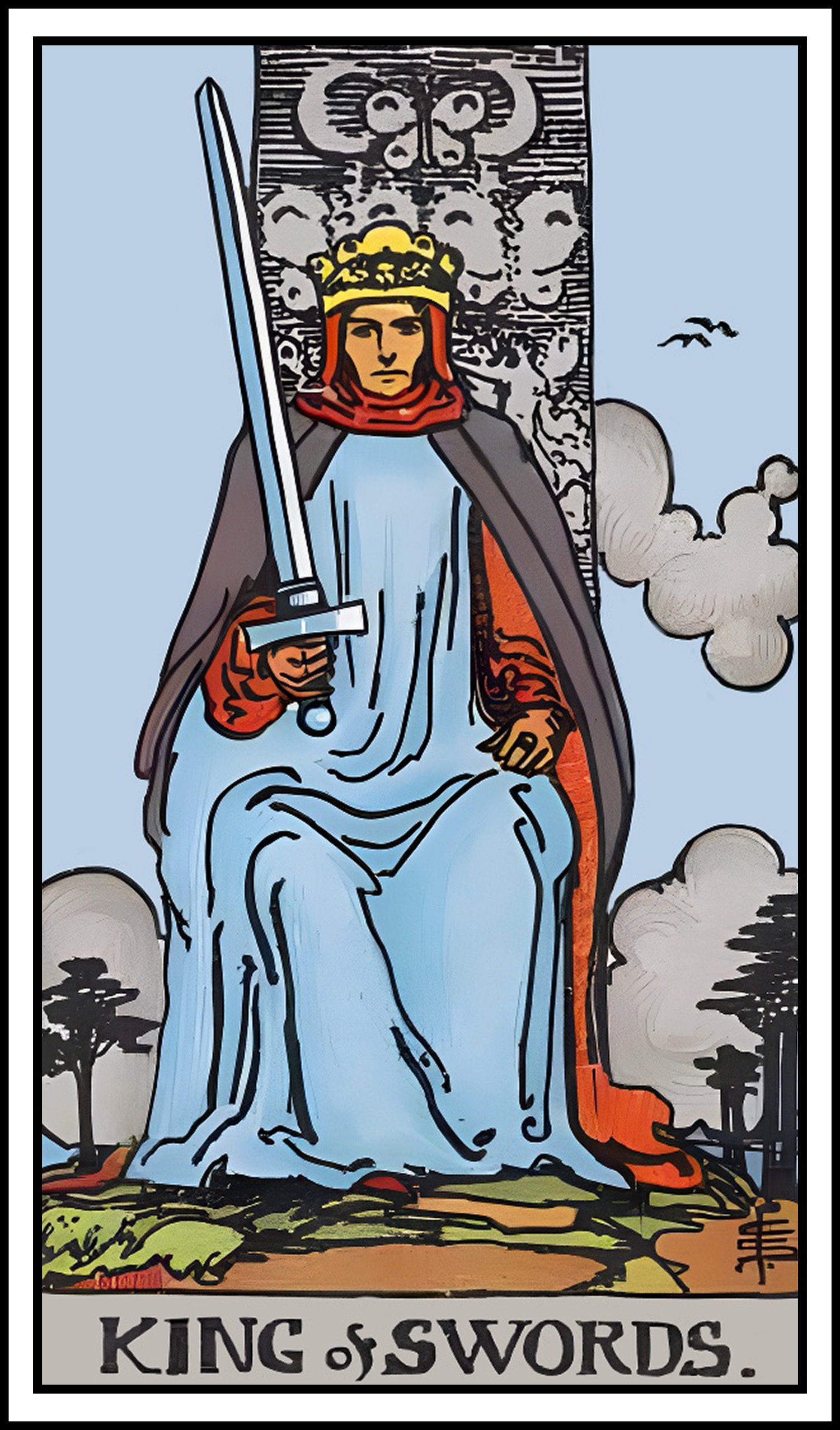 <p>king of swords</p>