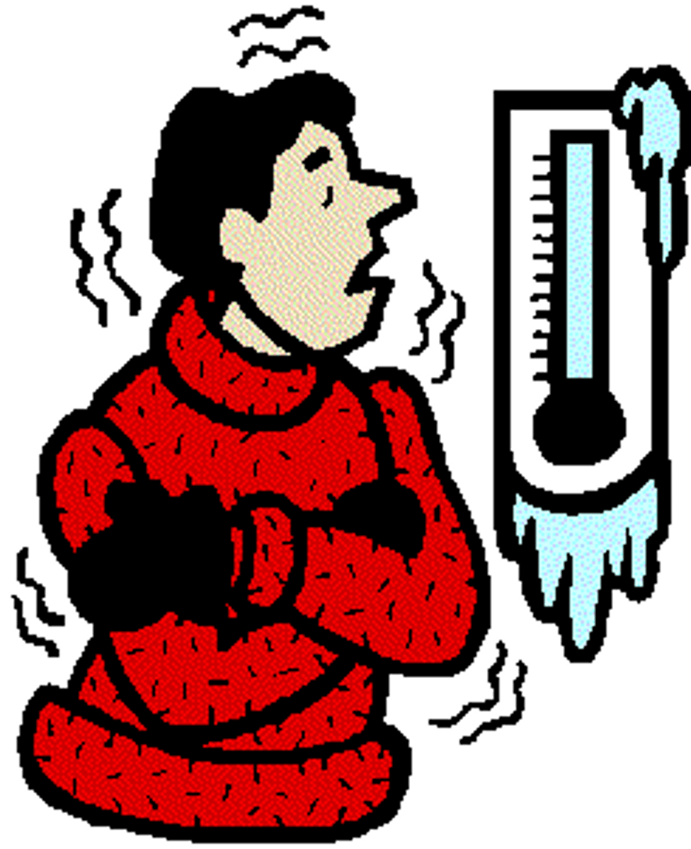 <p>I'm cold</p>