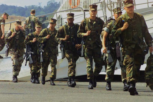 President can send troops immediately, but must report to Congress within 48 hours of committing US forces to combat, and Congress must vote within 60 days to approve any military force and its funding.
