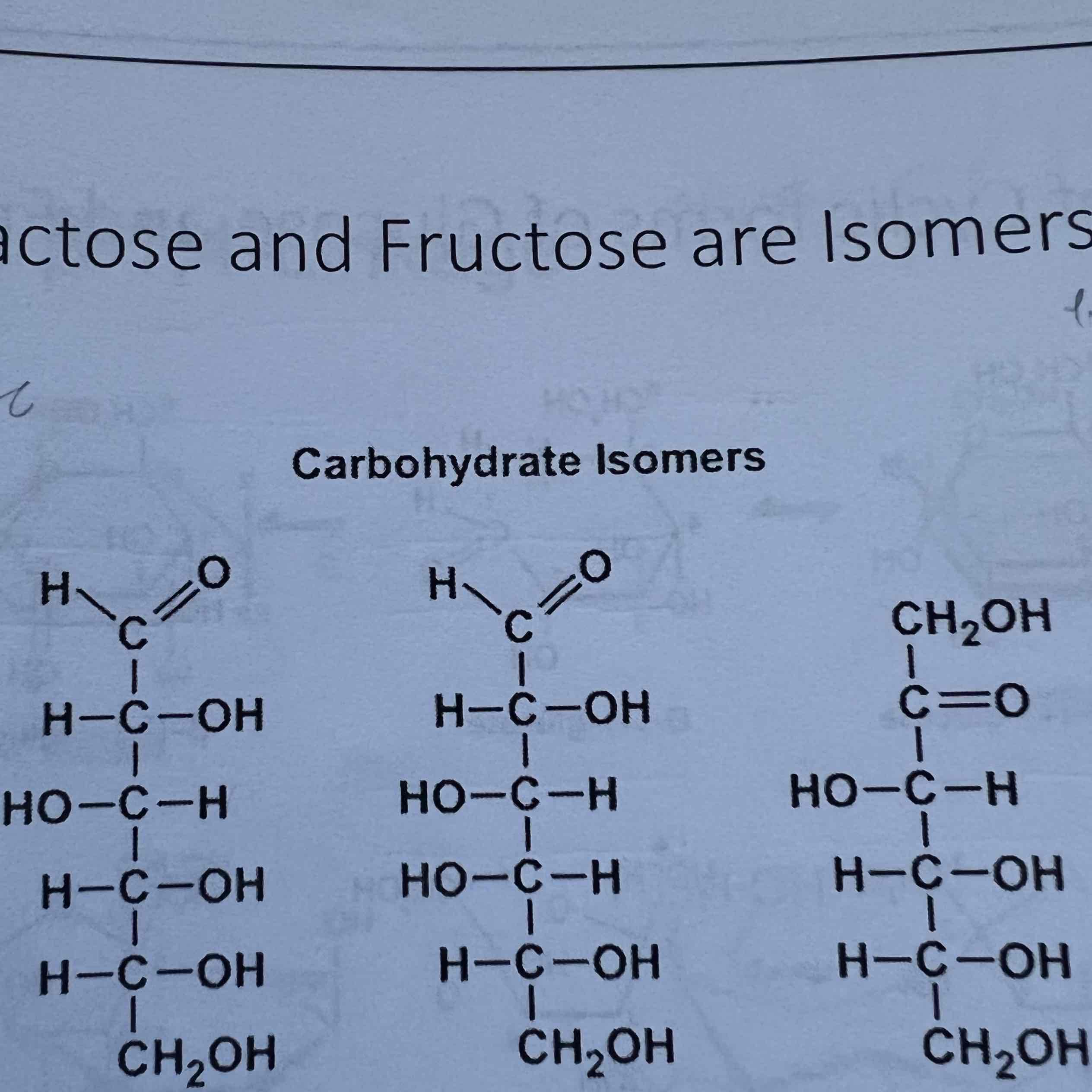 <p>Which of these is galactose?</p>