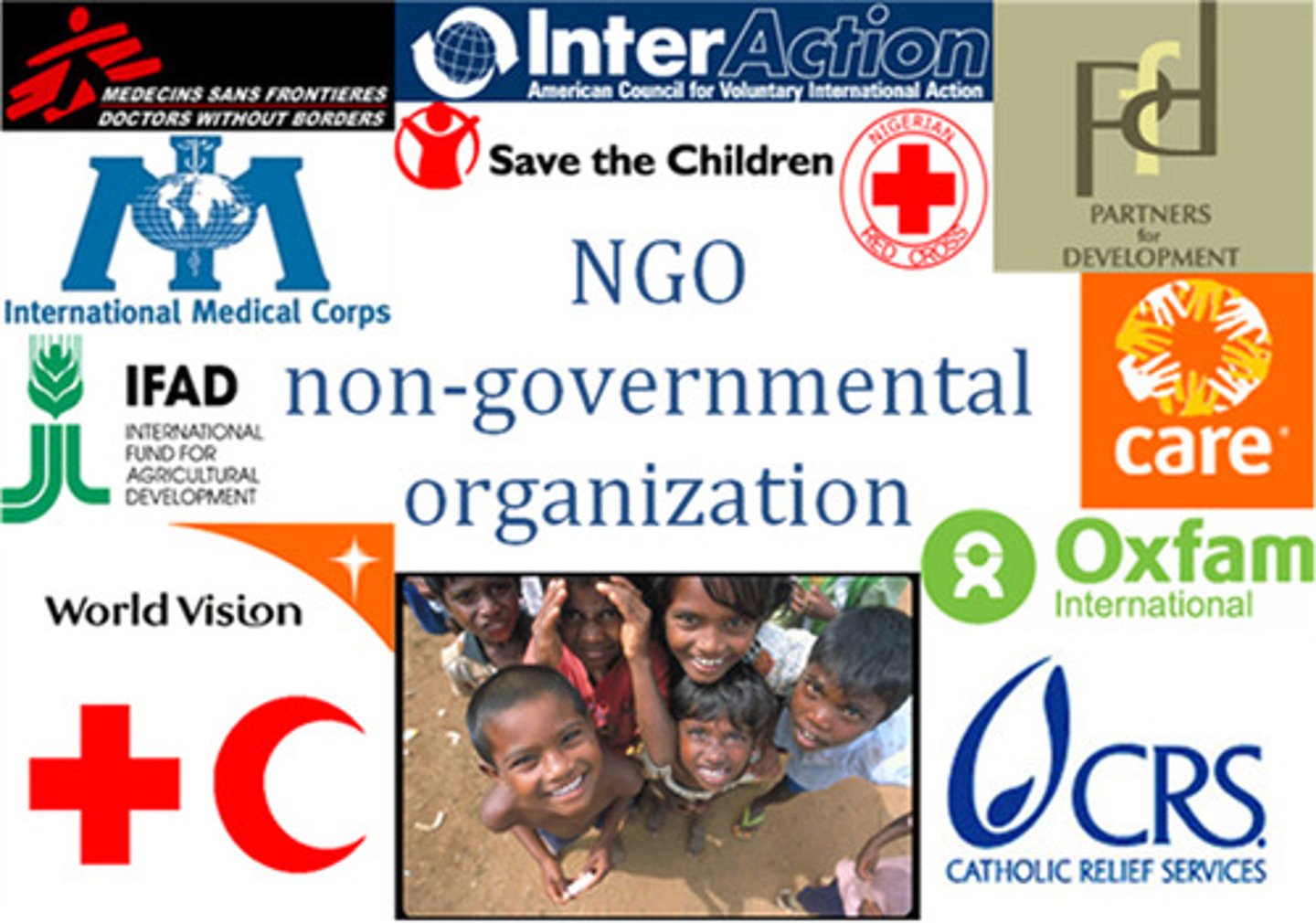 <p>Organizations that are not established or associated with any specific organizations. They may be recognized, however, they run on their own. Examples are Green Peace and Amnesty International.</p>