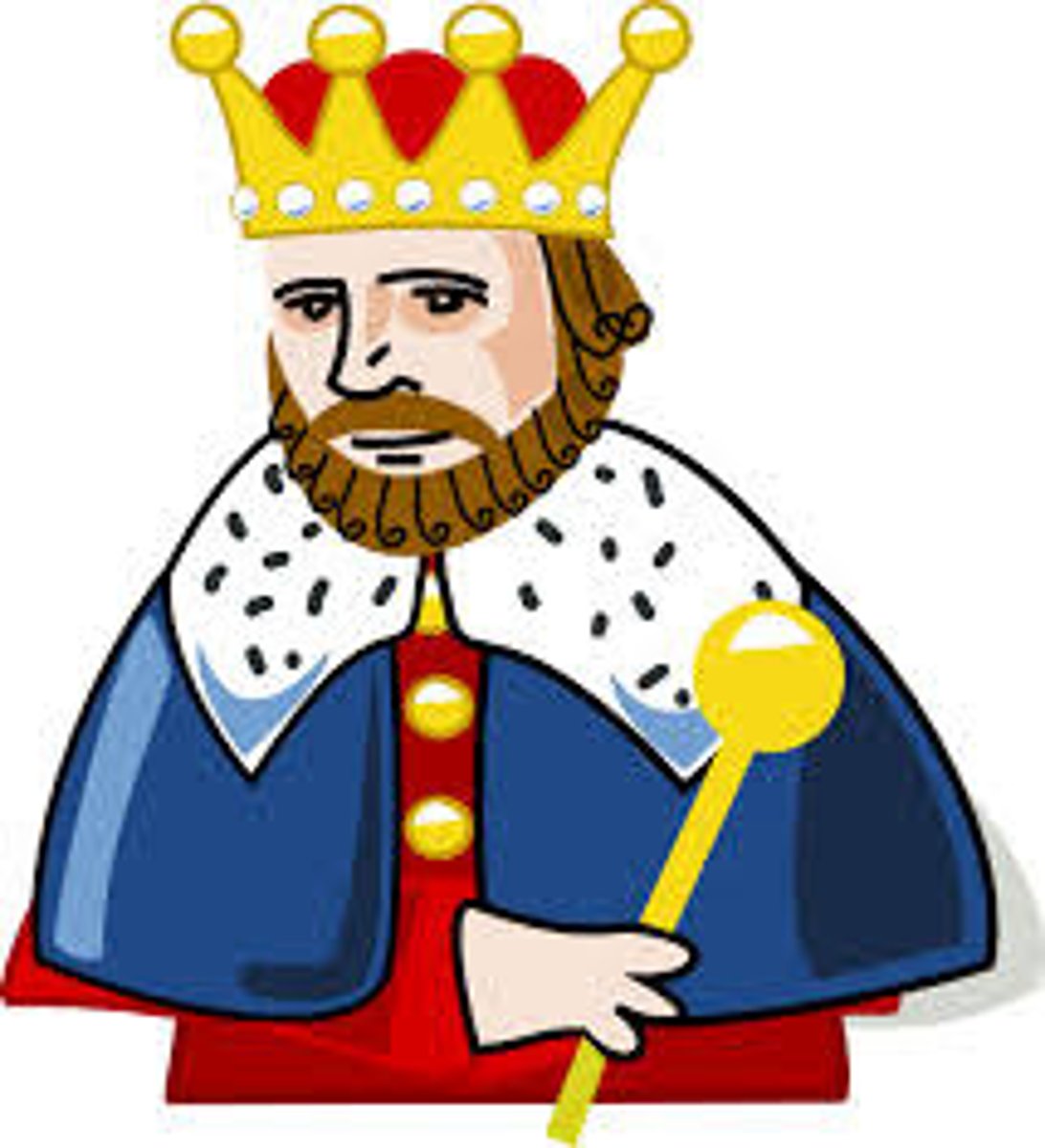 <p>(n.) monarch or ruler</p>
