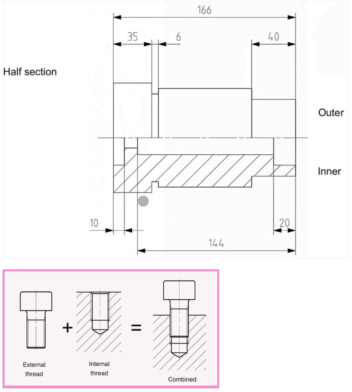 <p><span>Internal / External Dimensions:</span></p>