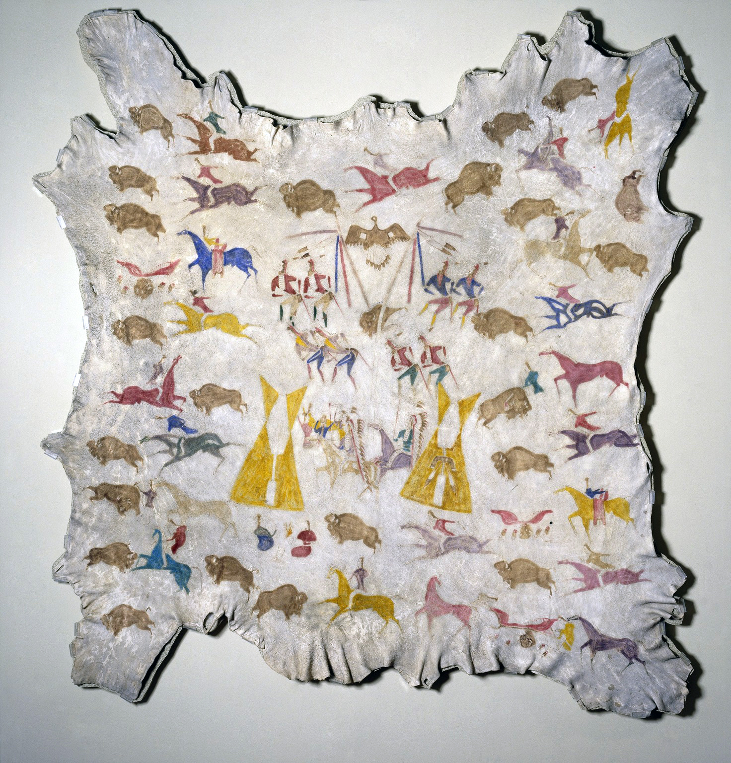 <p>Painted Elk Hide</p>