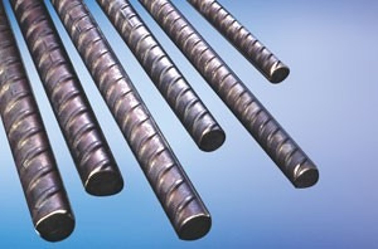 <p>a reinforcing bar hot-rolled with surface deformations to develop a greater bond with concrete</p>