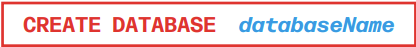 <p>A command in DDL used to create a new database.</p>