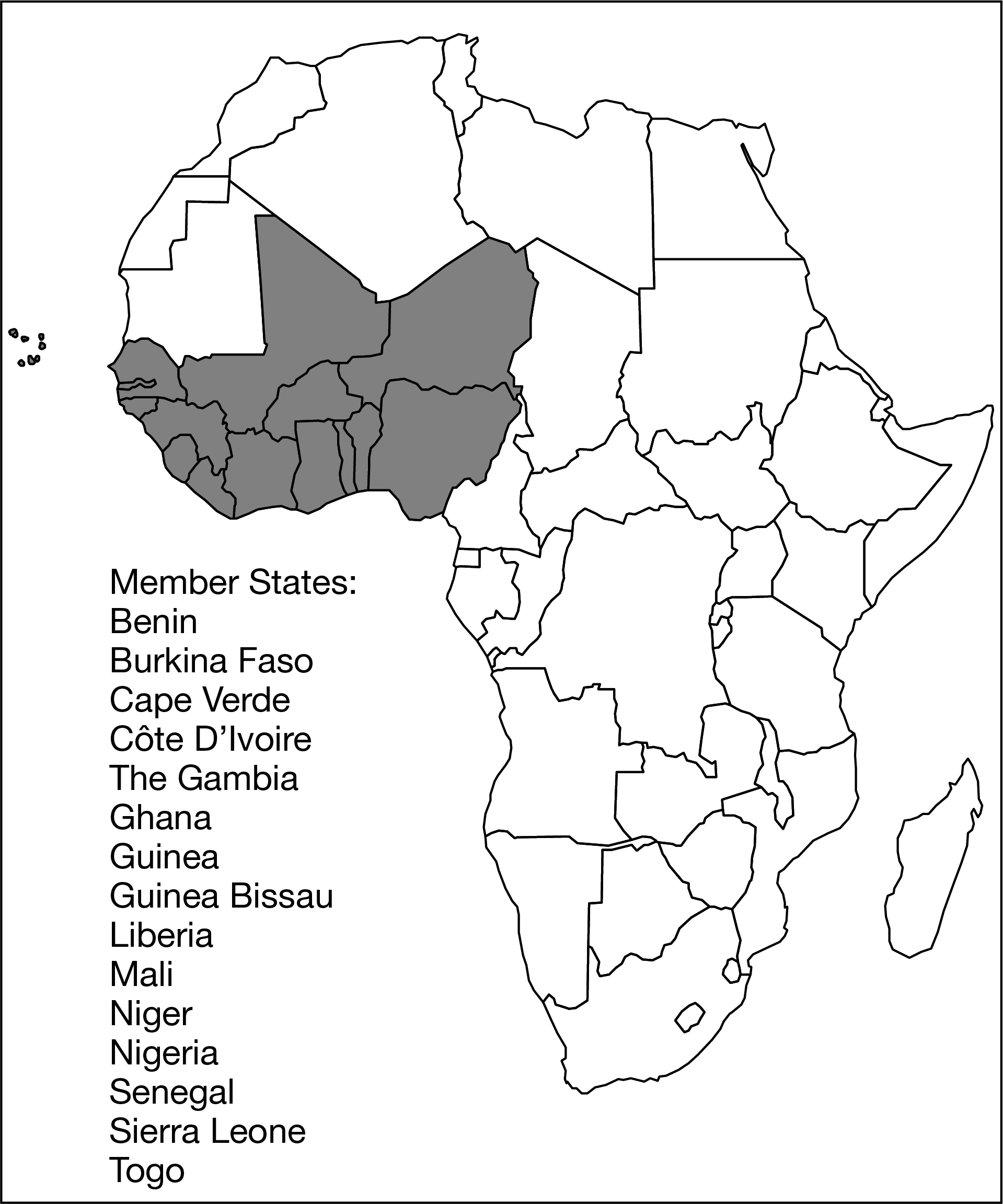 <p><span>ECONOMIC COMMUNITY OF WEST AFRICAN STATES (ECOWAS)</span></p><p>Which of the following is the correct organizational scale for the Economic Community of West African States (ECOWAS)?</p>