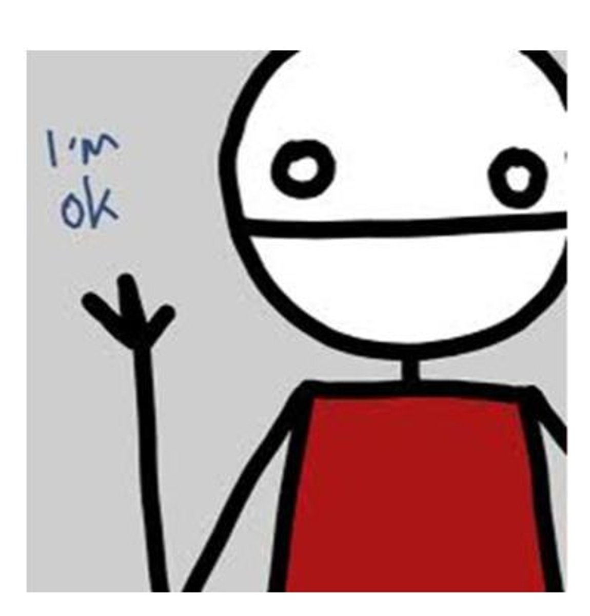 <p>hái hǎo (not bad, quite good)</p>
