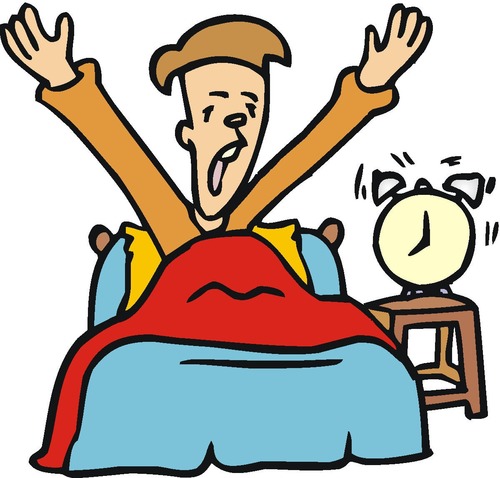 to wake up