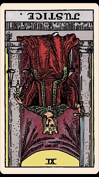 <ol start="8">
<li>Justice (Reversed)</li>
</ol>