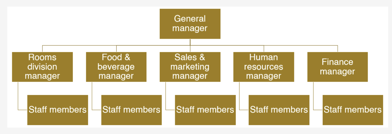 <p>Flat / horizontal organisational structure</p>