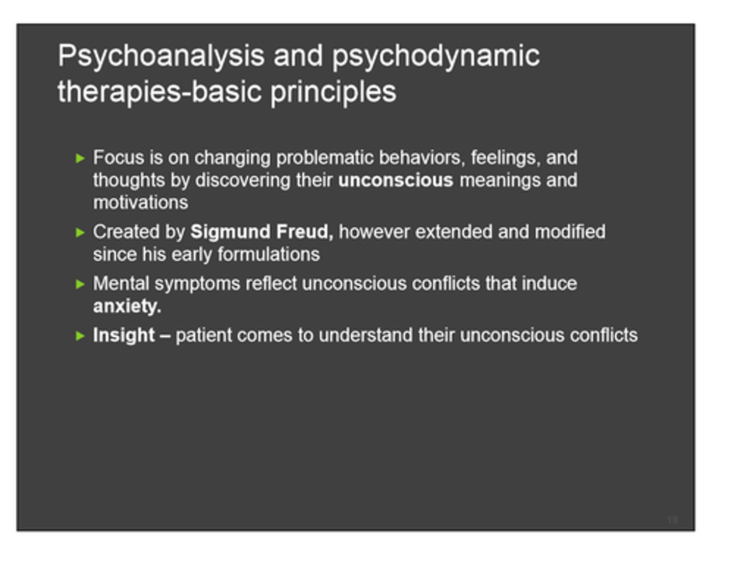 <p>Understand patterns and relationships of the past in order to change behavior.</p>