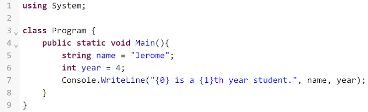 <p><span>Identify the output of the given codes in each item. Please remember, they are case-sensitive</span></p>