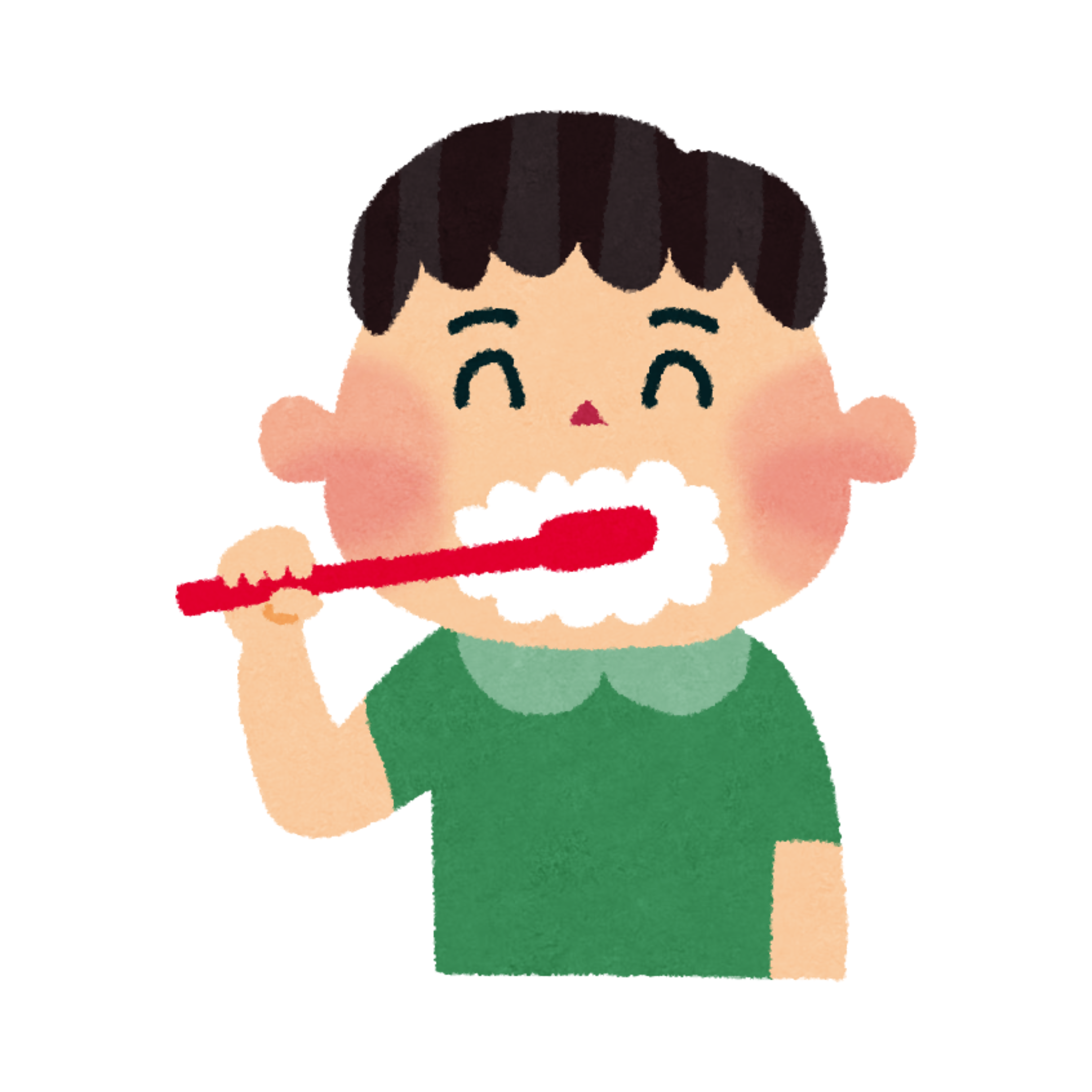 <p>To brush teeth</p>
