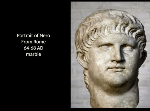 <p>Portrait of Nero </p>