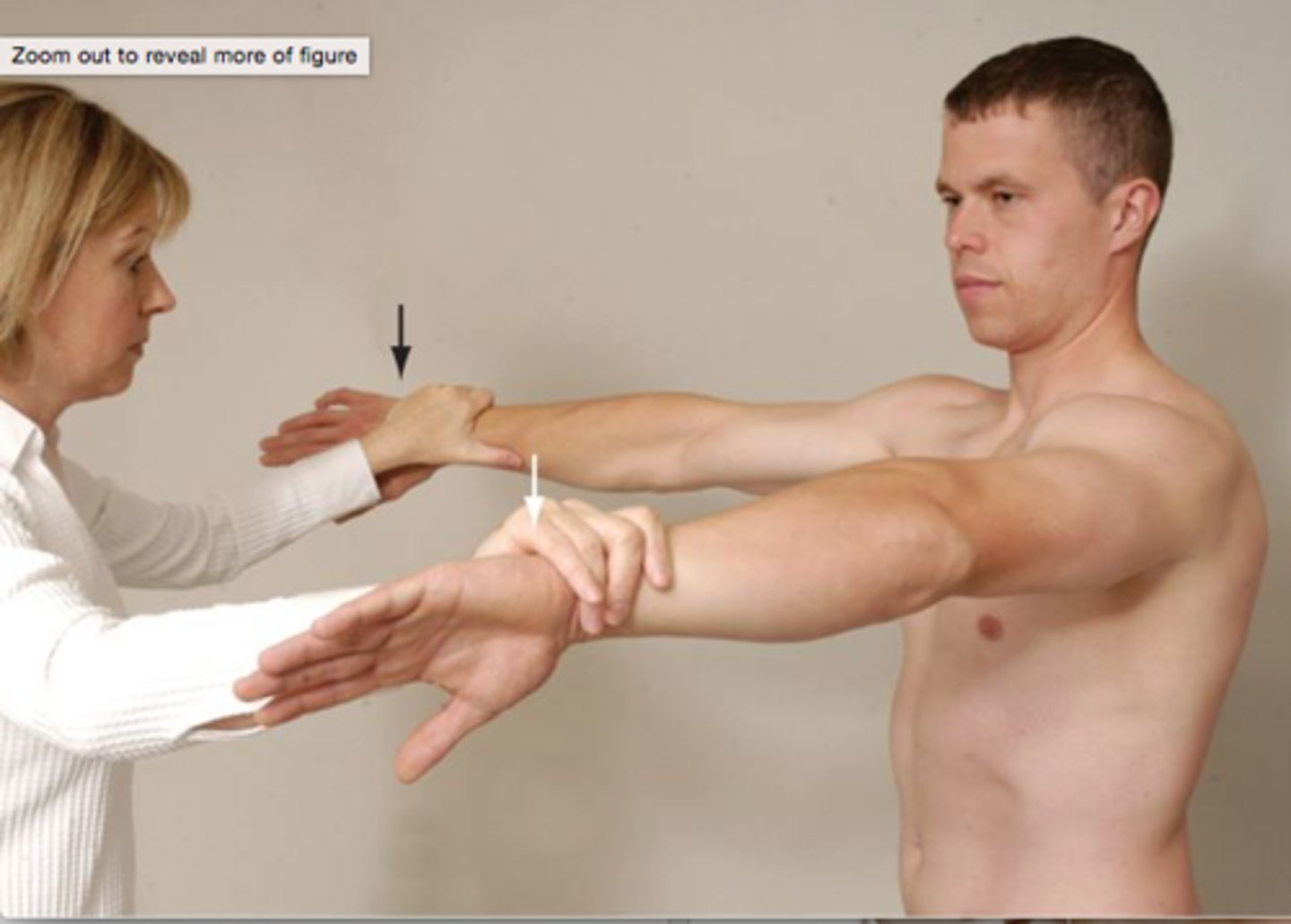 <p>- diagnosis: specifically, supraspinatus pathology (rotator cuff)</p><p>- how: arms up w/ thumbs down &amp; palms out, apply downward pressure while patient attempts to resist</p><p>+ = pain or weakness</p>