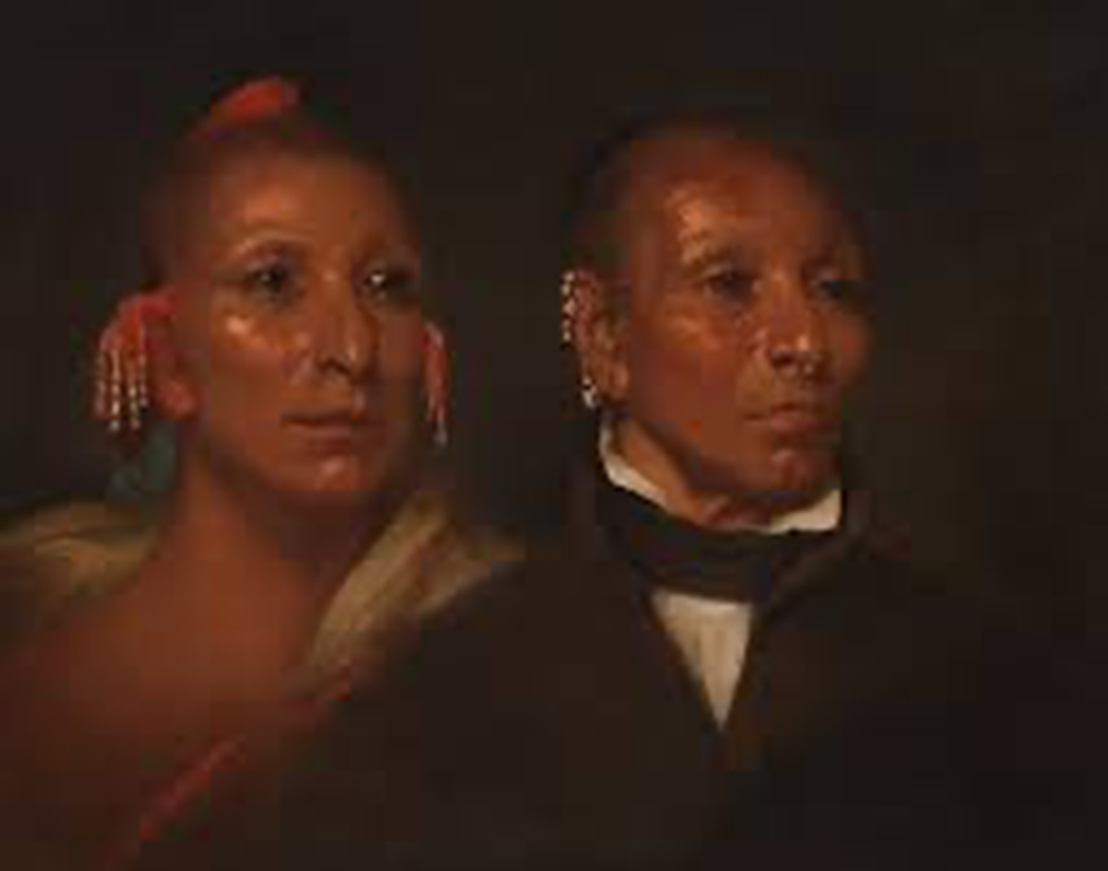 <p>John Wesley Jarvis - Black Hawk and His Son Whirling Thunder, 1833</p>