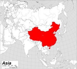 <p>Where the Boxer Rebellion took place, also a place where several European Nations exercised control . (Spheres of Influence)</p>