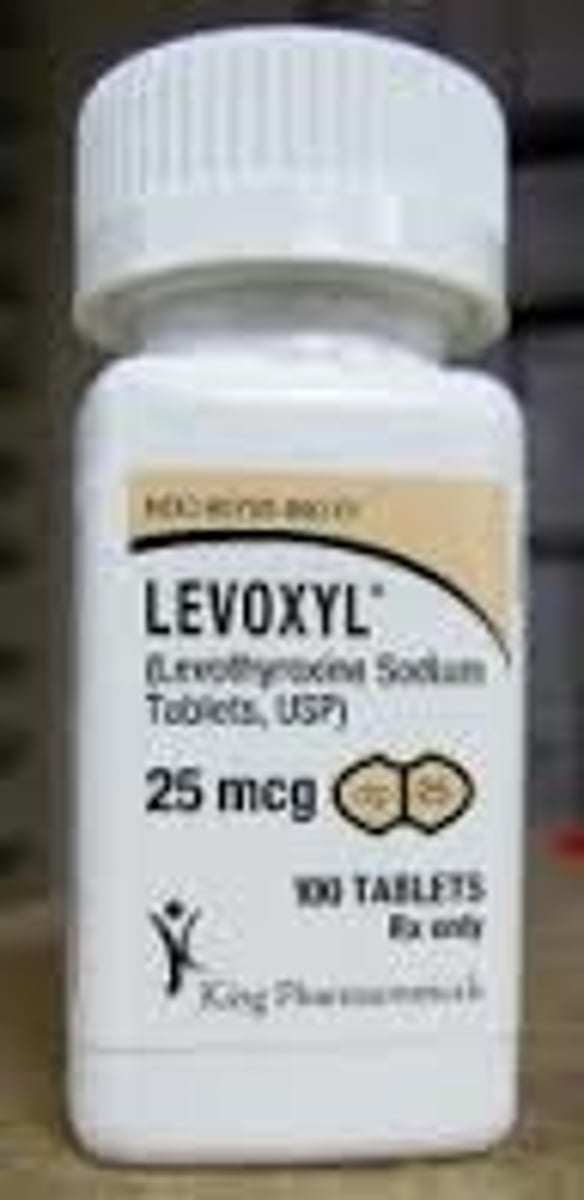 <p>levothyroxine (T4)</p>