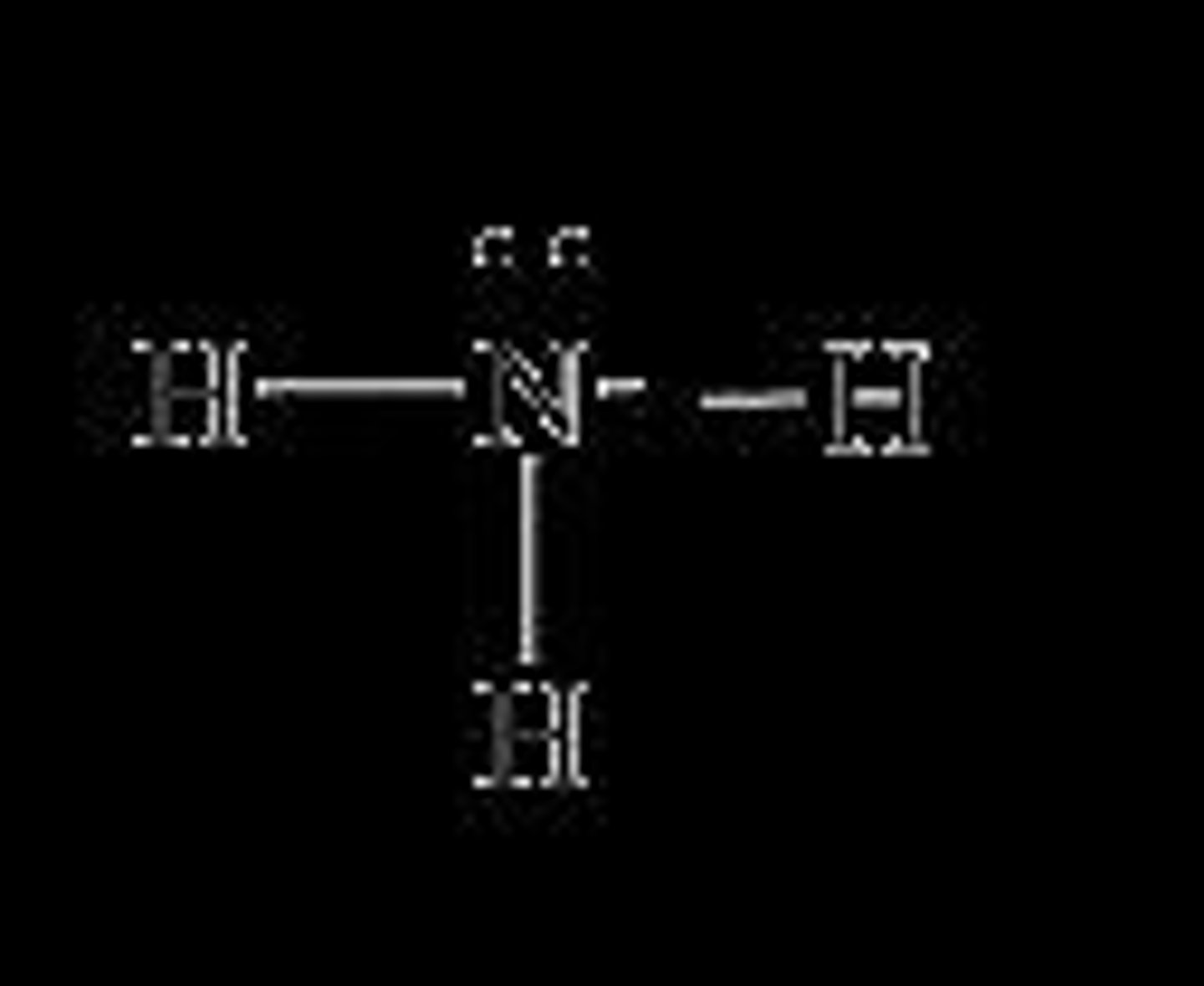 <p>Ammonia (NH3) is an example of a pyramidal molecule.</p>