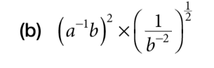 <p>Simplify writing in positive indices </p>