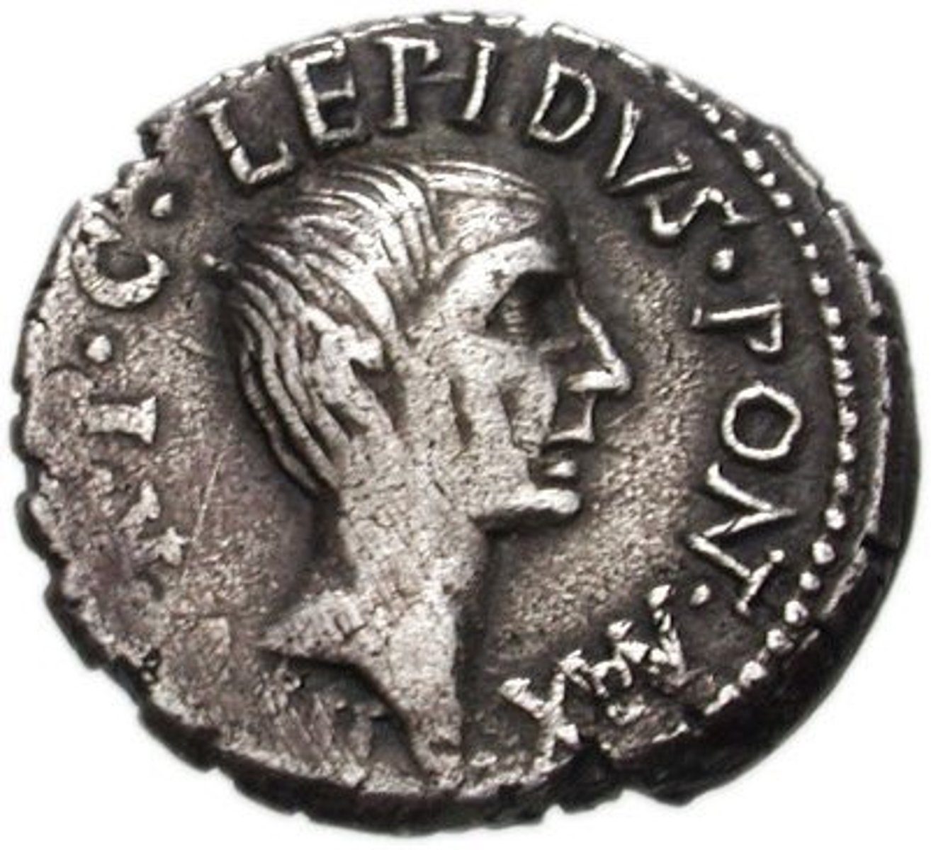 <p>(88/89 BC - 13 BC). The last 'Pontifex Maximus' of the Roman Republic, previously close ally to Julius Caesar and part of the Second Triumvirate.</p>