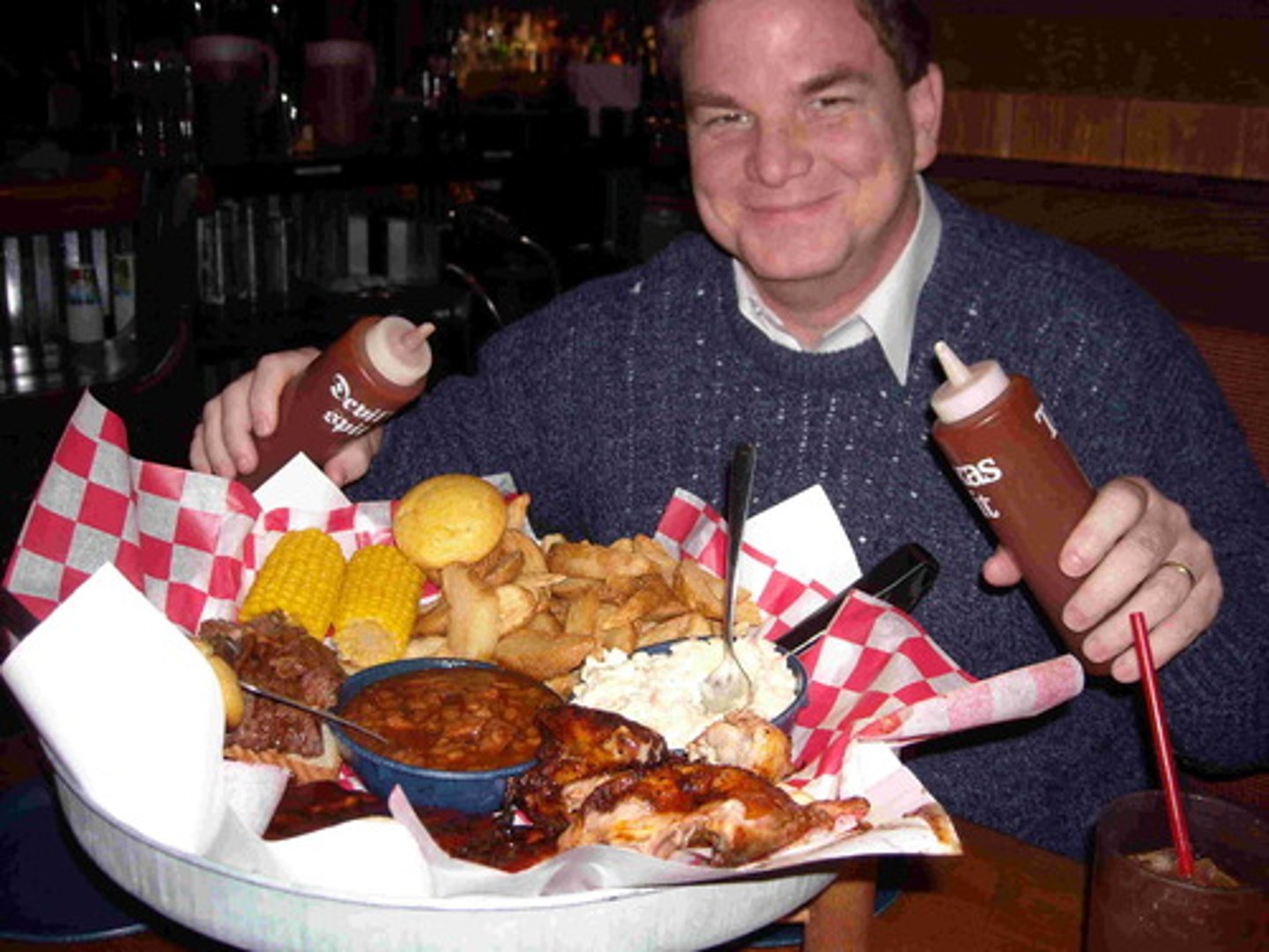 <p>to satisfy fully, especially hunger or desire</p>