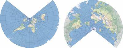 <p>Conformal projection: A map that preserves angles, making it useful for navigation and meteorology. Distortion increases with distance from the center point.</p>