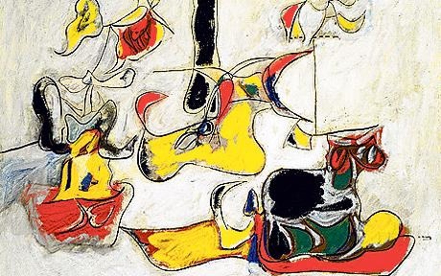 <p>Arshile Gorky, The Garden in Sochi III.C, 1943</p>