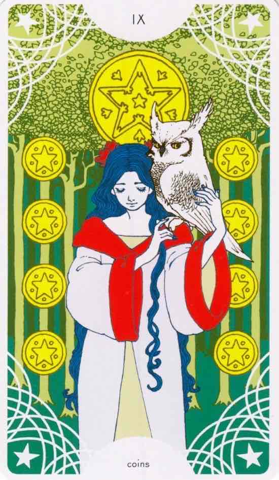 <p>Nine of Pentacles</p>