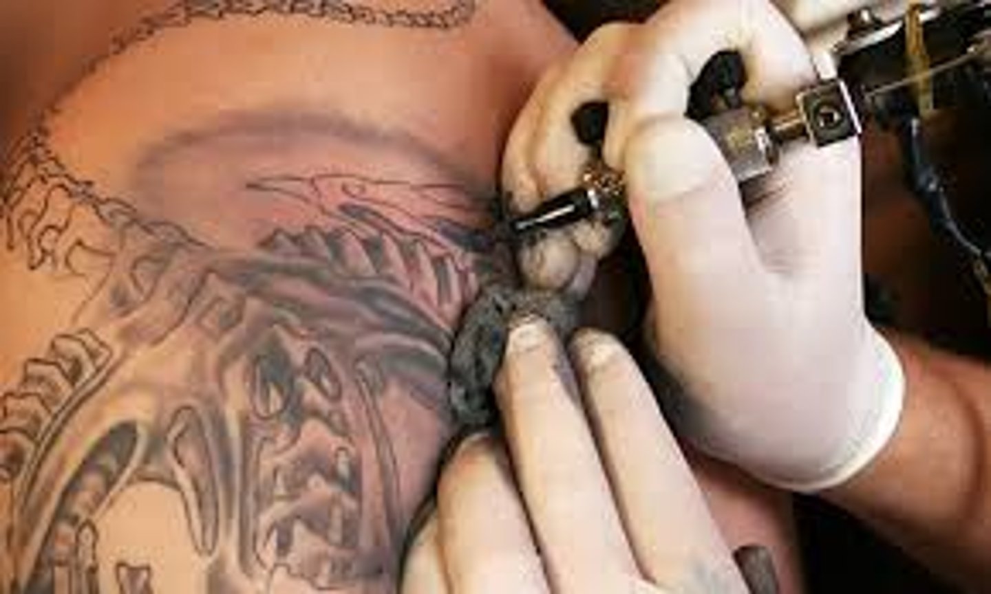 <p>to get a tattoo</p>