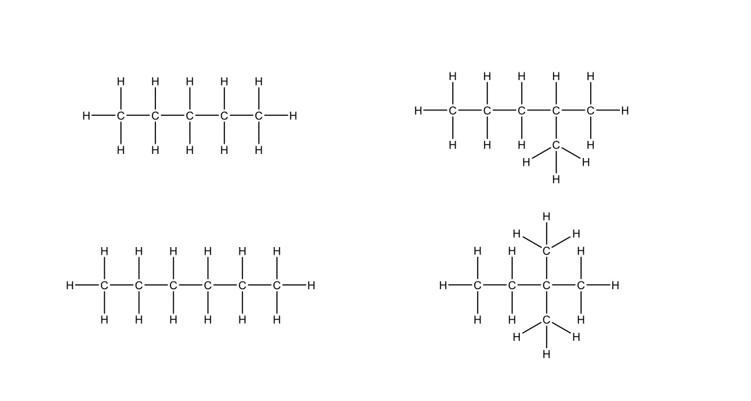 <p>Rank the following molecules in order of highest to lowest boiling point</p>