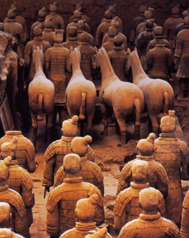 <p>What is inside the Mausoleum of Emperor Shihuangdi?</p>